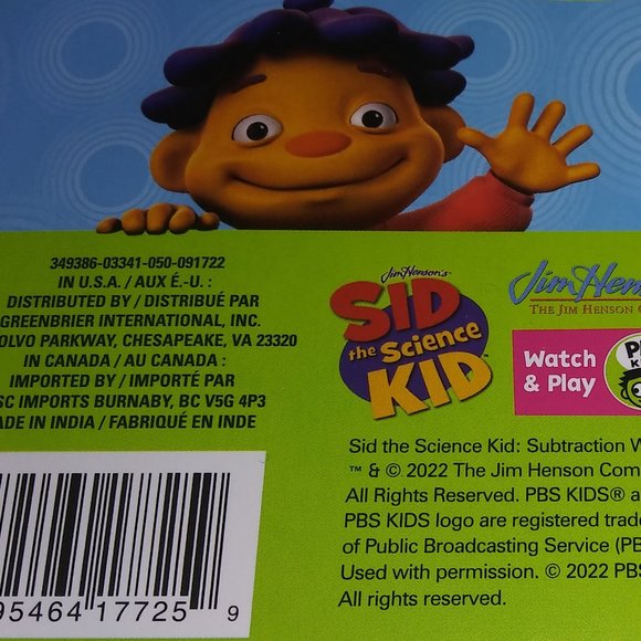 Sid The Science Kid First Grade Math Addition and Subtraction Workbook Lot of 2 - Picture 8 of 8